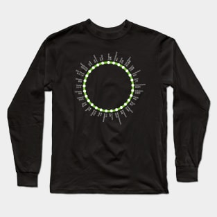 Tokyo Yamanote Line - English + Japanese Long Sleeve T-Shirt